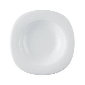 Suomi White Pasta Rim Plate Wide